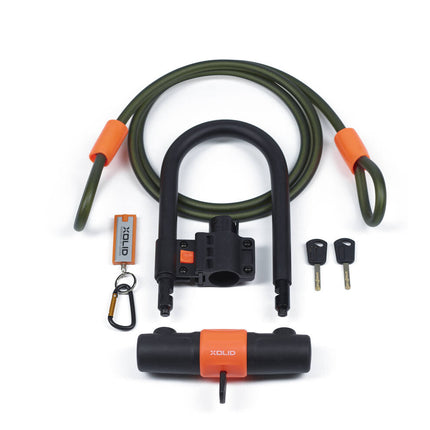 Xolid Beugelslot 180x245mm met Kabel 12x1800mm, Army Green