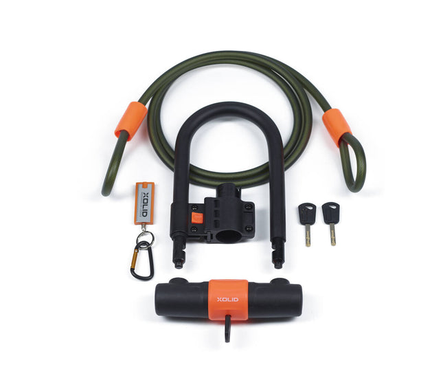 Xolid Beugelslot 180x245mm met Kabel 12x1800mm, Army Green