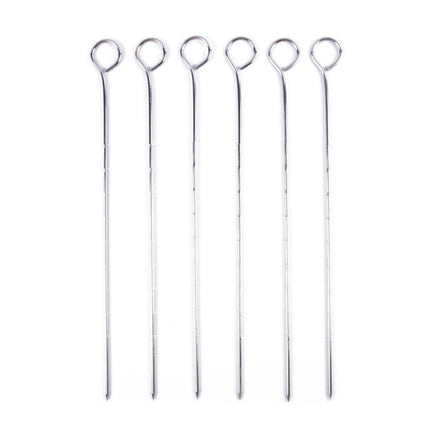 6-delige BBQ Spiezen Set 28 cm - Ideaal voor vlees en groenten grillen