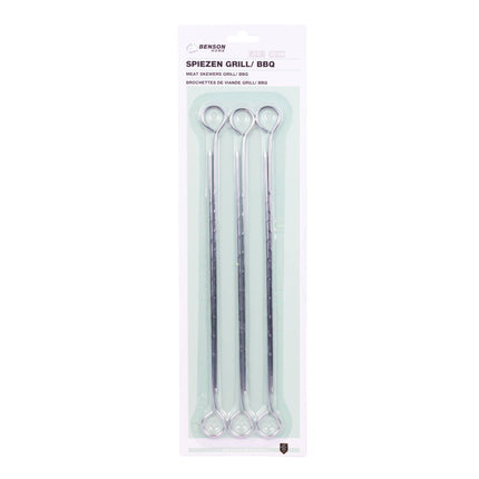 6-delige BBQ Spiezen Set 28 cm - Ideaal voor vlees en groenten grillen