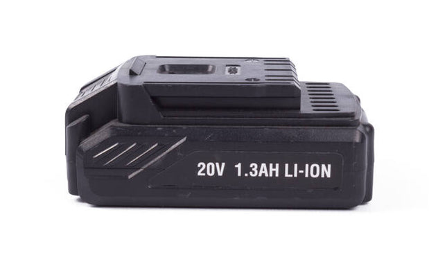 Akku 18V/20V 1300mAh für Modelle 013091 + 013575, ideal für Heimwerkerarbeiten.