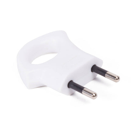 Witte Stekker P Grip 10A/250V 2500W - Eenvoudig in- en uitpluggen