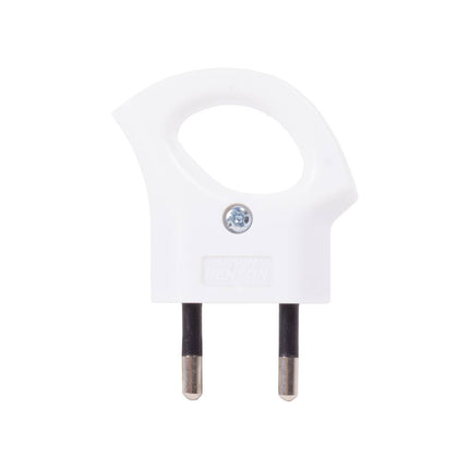 Witte Stekker P Grip 10A/250V 2500W - Eenvoudig in- en uitpluggen