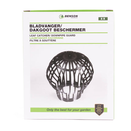 Bladvanger Bol Set 2 Stuks - Ø12x15cm, Beschermt Dakgoten tegen Bladeren