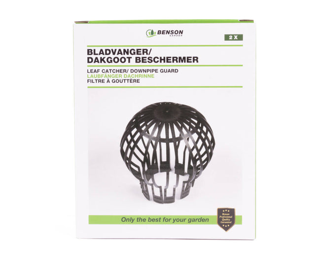 Bladvanger Bol Set 2 Stuks - Ø12x15cm, Beschermt Dakgoten tegen Bladeren