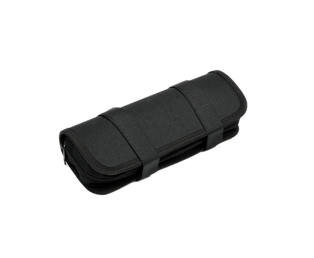 Fietsreparatieset: Minipomp, 16-in-1 Tool, Bandenlichters, Etui.