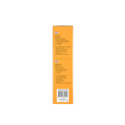 Fietsreparatieset: Minipomp, 16-in-1 Tool, Bandenlichters, Etui.