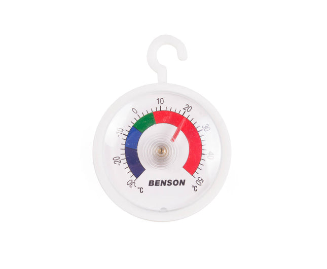Ronde Koelkastthermometer, -30°C tot +50°C, Compact 44mm, Energiebesparend
