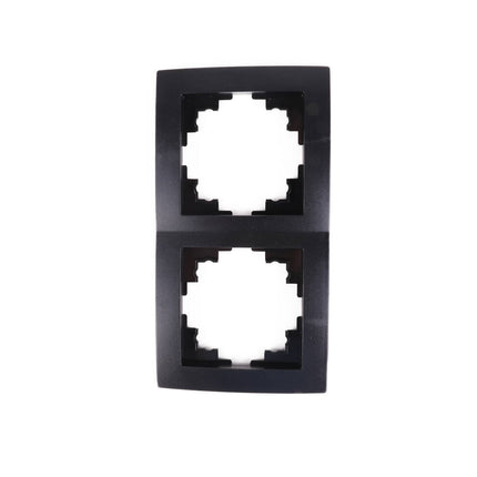 Zwart Afdekraam 2-voudig, 152*81*10mm, Eenvoudige Installatie