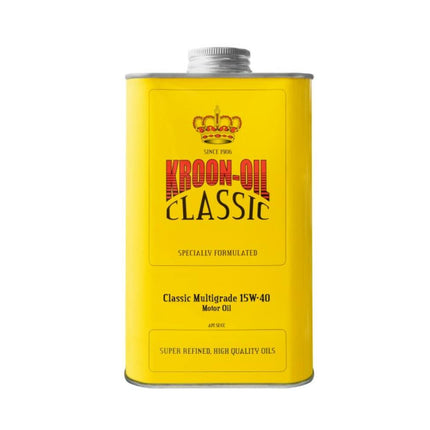Kroon Motor Olie 15W-40, 1L - Voor Klassieke Benzine- & Dieselvoertuigen