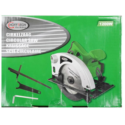 Cirkelzaag 1200W ø185 mm - Perfect voor Nauwkeurige Houtbewerking
