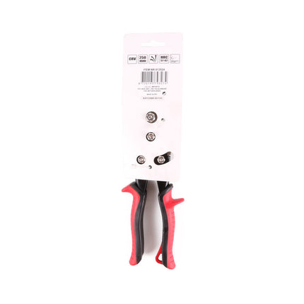 Blikschaar Links 250mm Cr-V, Snijdt Metaal tot 1.2mm Dikte
