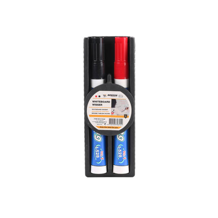 Magnetische Whiteboard Wisser + 2 Markers, Compact 14.5x5x35 cm