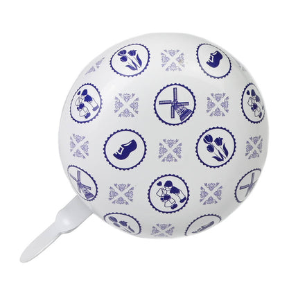 Fietsbel 80 mm Ding-Dong Blauw, luid geluid voor veilig fietsen