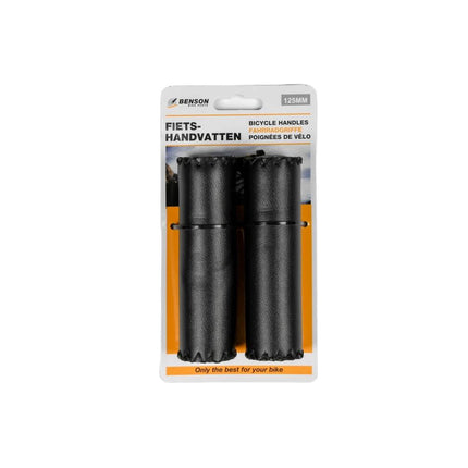 Fietshandvatten 125mm Zwart, Stevige Grip voor Comfortabele Ritten