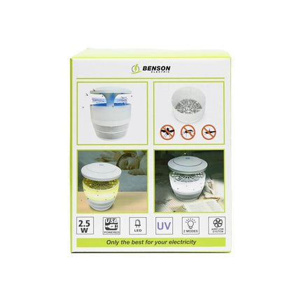 Muggenvanger 2.5W UV-LED, USB-oplaadbaar, voor ruimtes tot 50m²