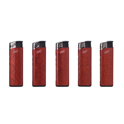 Aansteker shiny red – Kleur Shiny rood, Type Gasaansteker, Compact