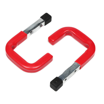Ophanghaken 12x8 cm, 40 kg draagkracht, set van 2 voor gereedschap.