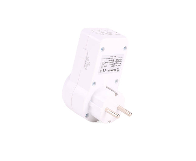 Stekker Sensor RA Wit - 220V, 9m Detectie, Automatische Stroomregeling