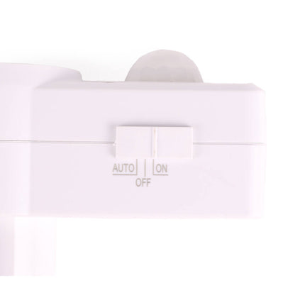 Stekker Sensor RA Wit - 220V, 9m Detectie, Automatische Stroomregeling