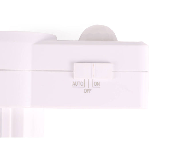 Stekker Sensor RA Wit - 220V, 9m Detectie, Automatische Stroomregeling