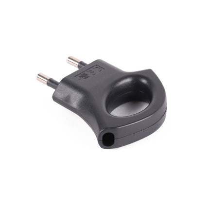 Stekker P Grip Zwart, 10A/250V, 2500W, eenvoudig inpluggen thuis/kantoor.