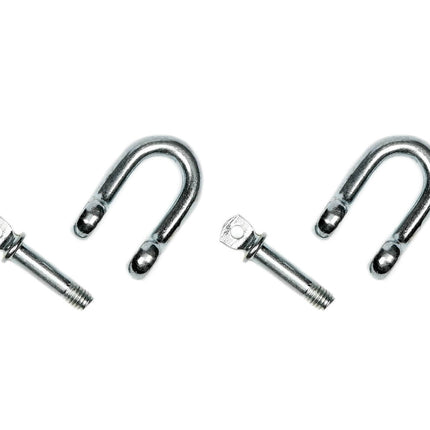 D-sluiting 5 mm 2-dlg, 80 kg, Q235 staal, ideaal voor touwverbindingen