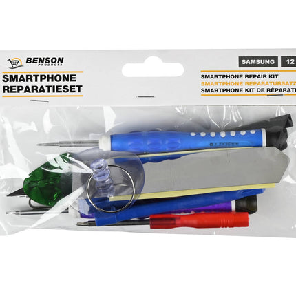 Samsung Reparatieset 12 dlg: Inclusief 4 schroevendraaiers, ideaal voor DIY-reparaties.