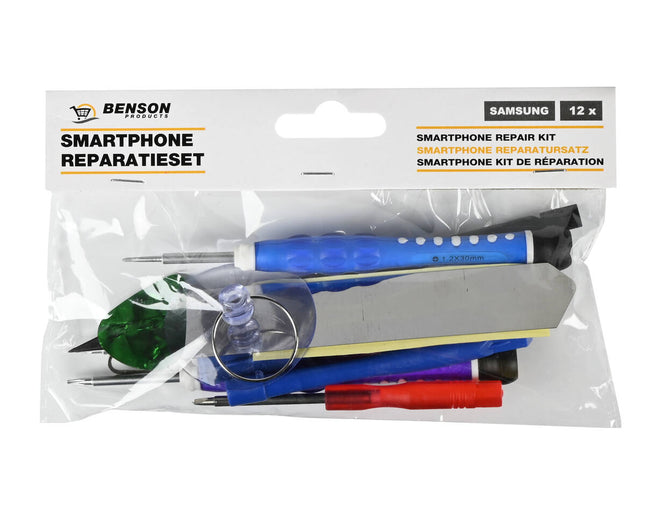 Samsung Reparatieset 12 dlg: Inclusief 4 schroevendraaiers, ideaal voor DIY-reparaties.