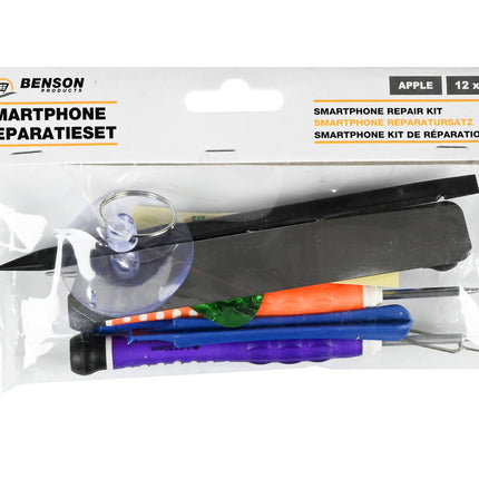 Apple Smartphone Reparatieset 12-delig: Voor Precisie en Makkelijk Openen