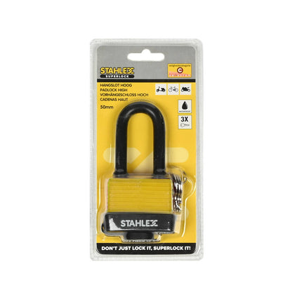 Waterdicht Hangslot 50mm met 3 Sleutels voor Schuurbeveiliging