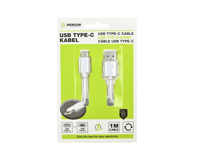 USB Type-C Kabel 1m - Snelle Oplading & Gegevensoverdracht