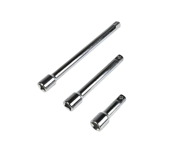 Dop Verlengstuk Set 3-dlg 1/2" x 3"/6"/9" voor moeilijk bereikbare bouten.