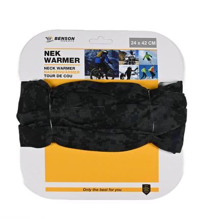 Nekwarmer – Materiaal 100% microvezel polyester, Afmeting 24 x 42 cm, 42 cm