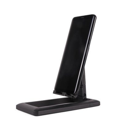 Zwarte Opvouwbare Telefoon/Tablet Houder 7x14x5cm, Verstelbare Hoek