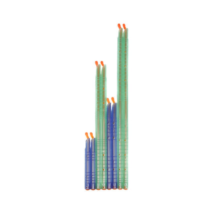 Sealsticks Set 8 dlg - Luchtdicht Sluiten, 4 Maten, Groen/Blauw