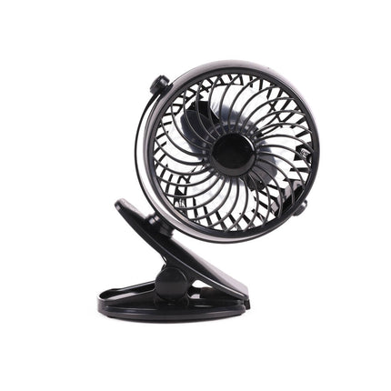 Draagbare 3-Snelheden Clipventilator, Oplaadbaar, 360° Draaibaar, USB