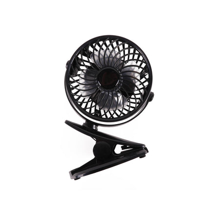 Draagbare 3-Snelheden Clipventilator, Oplaadbaar, 360° Draaibaar, USB
