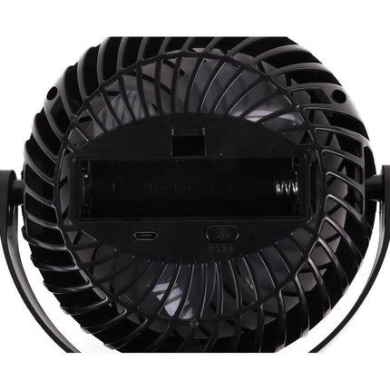 Draagbare 3-Snelheden Clipventilator, Oplaadbaar, 360° Draaibaar, USB