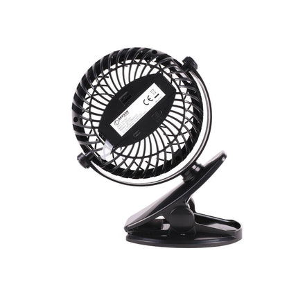 Draagbare 3-Snelheden Clipventilator, Oplaadbaar, 360° Draaibaar, USB