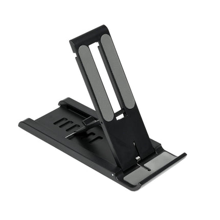 Verstelbare Smartphone Houder, 6 Posities, Vouwbaar, Zwart, 12x5x0,7cm