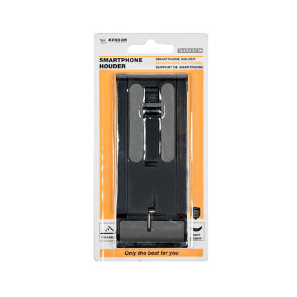 Verstelbare Smartphone Houder, 6 Posities, Vouwbaar, Zwart, 12x5x0,7cm