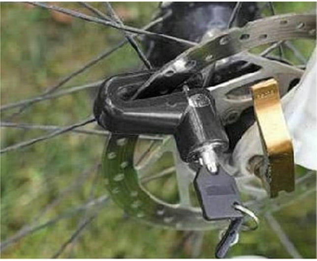 Schijfremslot 170mm 5.5mm Pin + Houder voor Motor/Scooter/Fiets