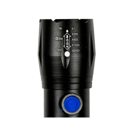 Zaklamp Tactical LED + COB, 100/150 lumen, oplaadbaar, 116 mm, outdoor