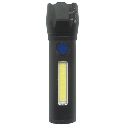 Zaklamp Tactical LED + COB, 100/150 lumen, oplaadbaar, 116 mm, outdoor