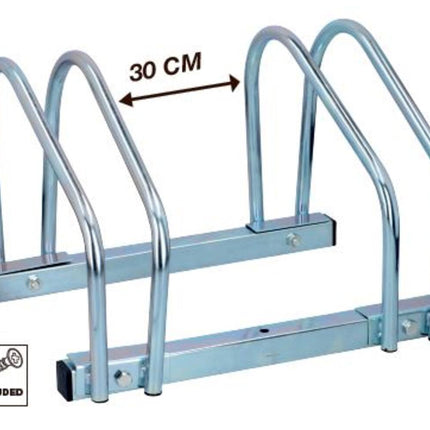 Fietsenrek 2 Fietsen, 395x320x270mm, Q195 Staal, Ruimtebesparend