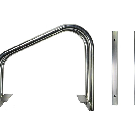Fietsenrek 2 Fietsen, 395x320x270mm, Q195 Staal, Ruimtebesparend
