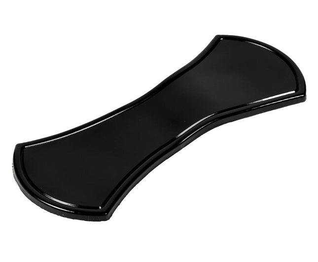 Zwarte Gel Pad Sticker: Telefoonhouder, Antislip, Herbruikbaar Nano-gel.