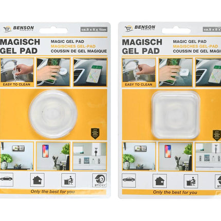 Gel Pad Sticker Mix: Nano-rubbergel voor telefoon- en antisliphouders