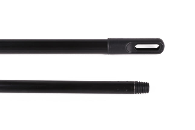 Steel 120 cm zwart – Kleur zwart, Lengte steel 120 cm, Voor een bezem en/of mop
